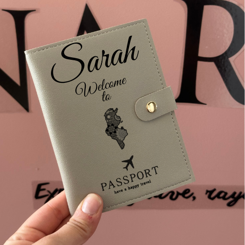 Protège-Passeport Personnalisé