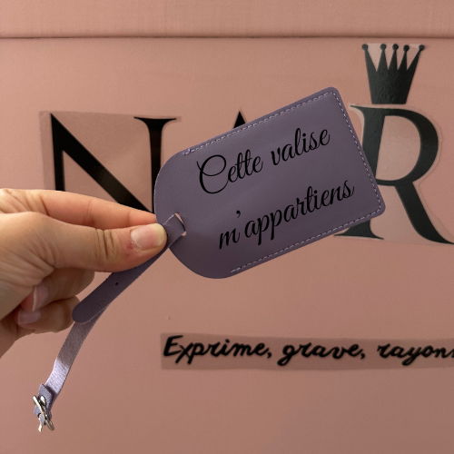 Étiquette de Valise Personnalisée