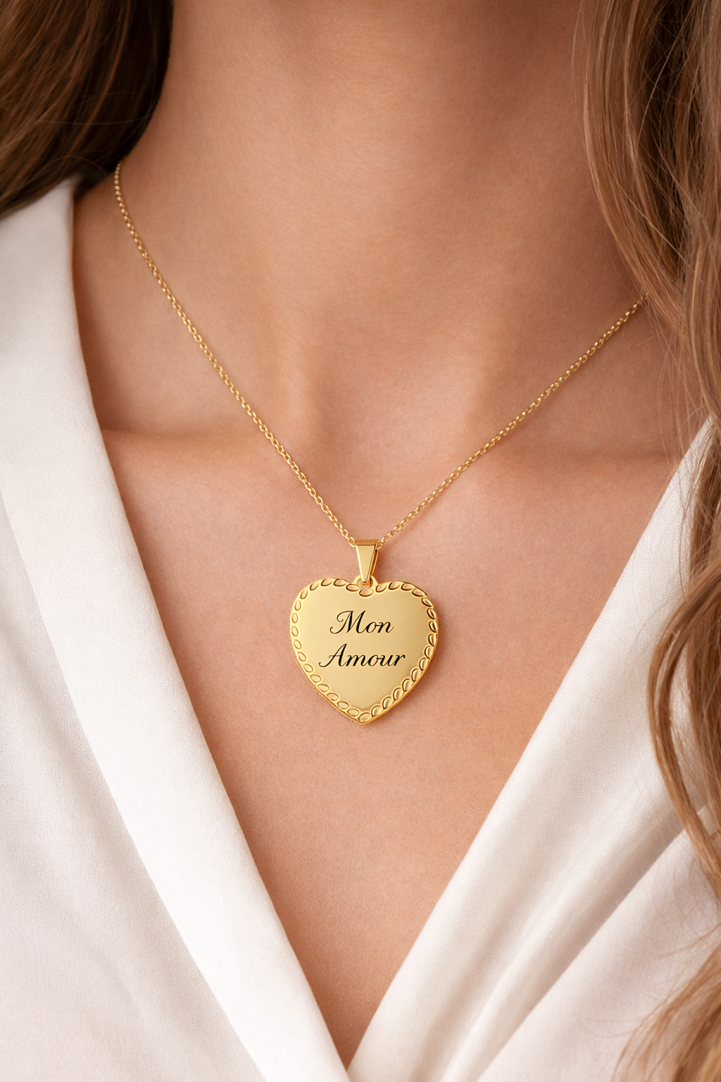 Collier Cœur Personnalisé