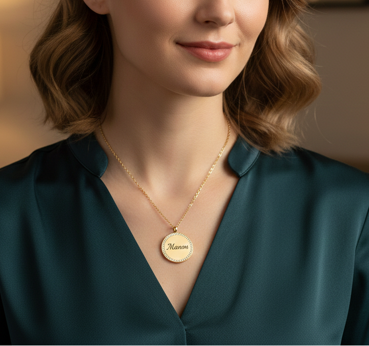 Pendentif Rond Diamant